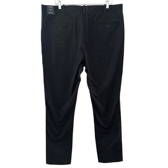 J.‎ Crew Athletic Slim-Fit Flex Chino Flat Front Pants in Black Size 38x34 - Picture 6 of 11